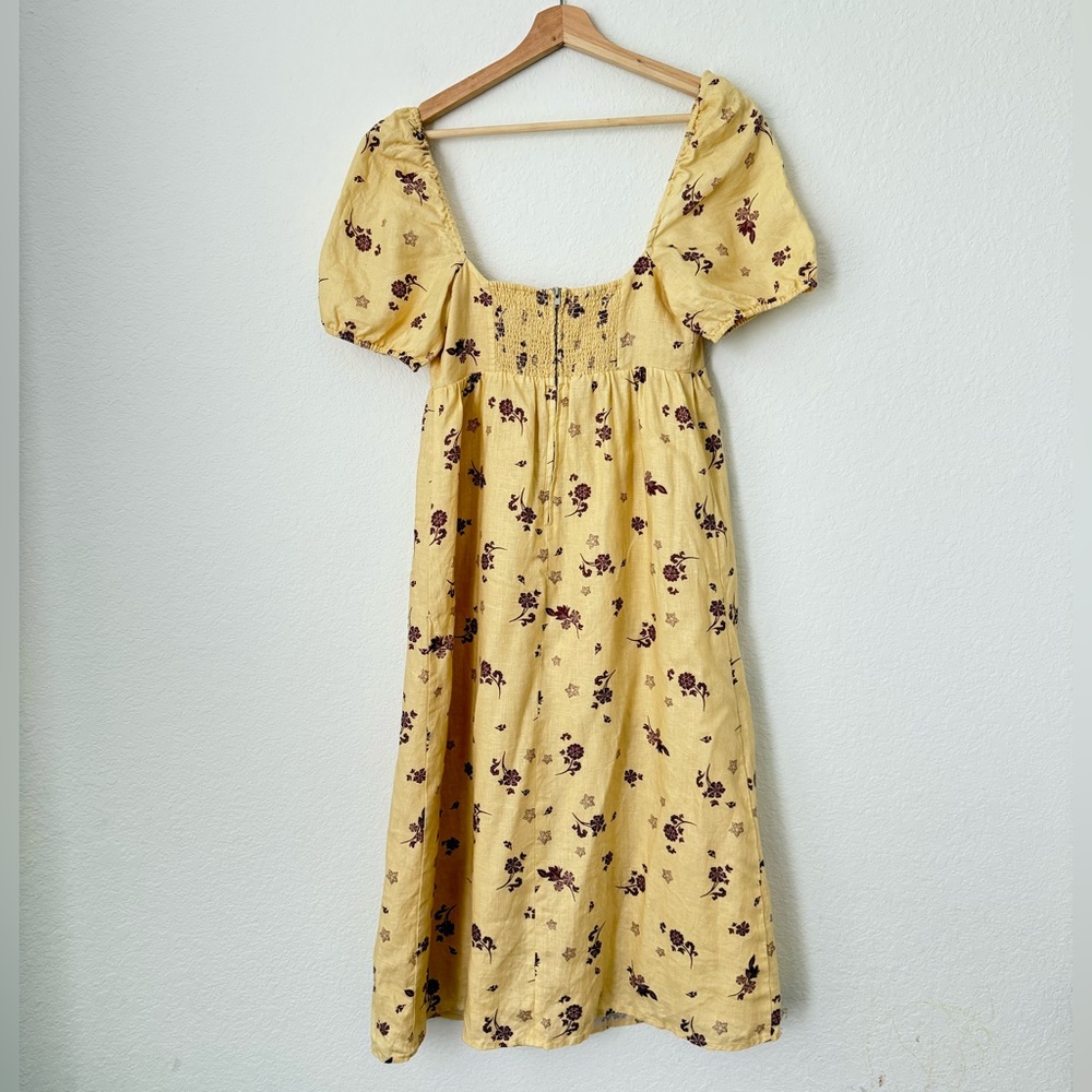 Aritzia Wilfred Rowena Linen Floral Dress - Picture 6 of 11